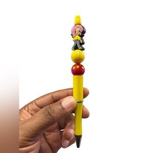 Yellow Handmade Character-Themed  Pen